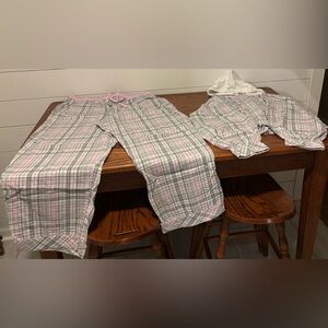 Victoria's Secret Pink Plaid Pajama Set